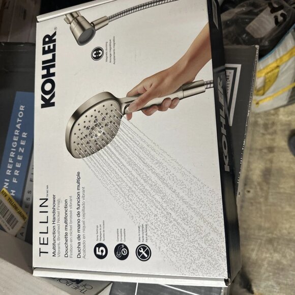 Kohler Tellin Multifunction Handheld Shower Head – Brushed Nickel Finish (New) - Picture 9 of 10